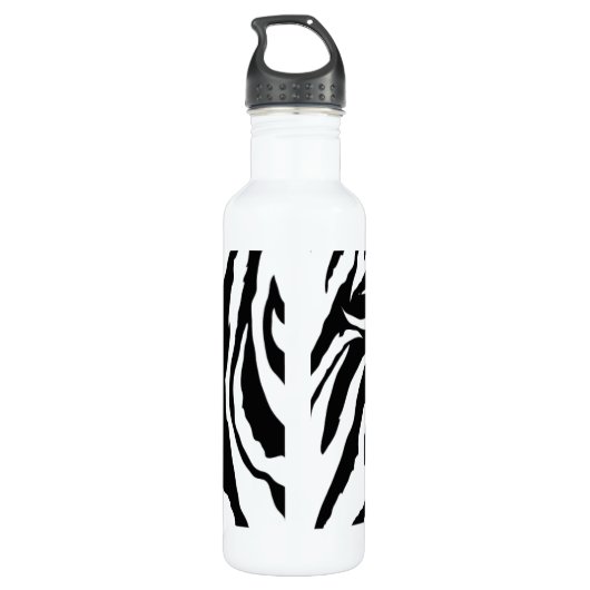 Bouteille D'eau En Acier Inoxydable Funky Zebra Print Gym (Dos)