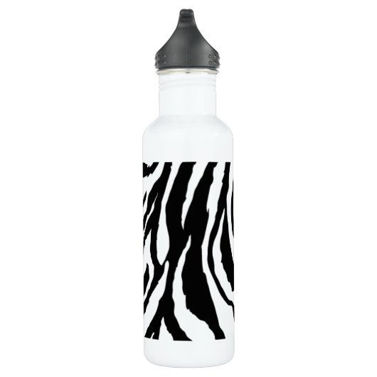 Bouteille D'eau En Acier Inoxydable Funky Zebra Print Gym (Droite)