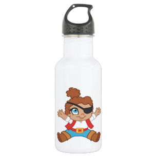 Bouteille D'eau En Acier Inoxydable Garçon Pirate