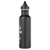 Bouteille D'eau En Acier Inoxydable Gardez le calme Trombone (Droite)