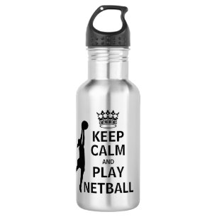 Bouteille D'eau En Acier Inoxydable Gardez le net-ball de calme et de jeu