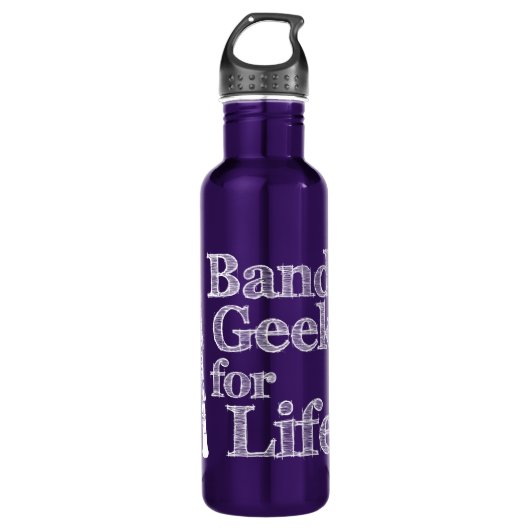 Bouteille D'eau En Acier Inoxydable Geek du groupe Oboe (Devant)