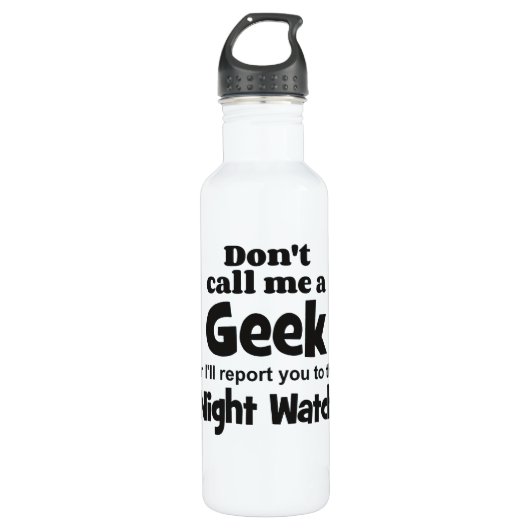 Bouteille D'eau En Acier Inoxydable Geek Night Watch bf (Devant)