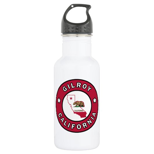 Bouteille D'eau En Acier Inoxydable Gilroy Californie (Devant)