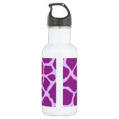 Bouteille D'eau En Acier Inoxydable Giraffe violette (Dos)