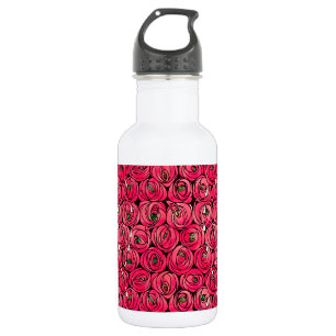 Bouteille D'eau En Acier Inoxydable Graphique rose Art Nouveau Rennie Macintosh