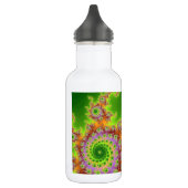 Bouteille D'eau En Acier Inoxydable Green Eyed fractal (Gauche)