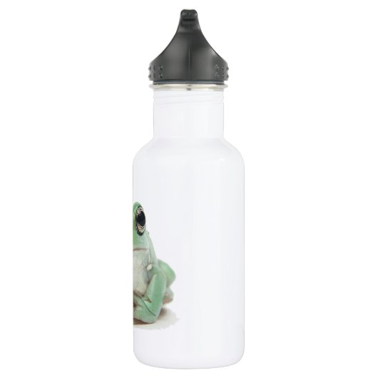 Bouteille D'eau En Acier Inoxydable Grenouille mignonne 32 onces (Droite)