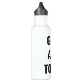 BOUTEILLE D'EAU EN ACIER INOXYDABLE GYM ET TONIQUE - HYDRATE (Gauche)