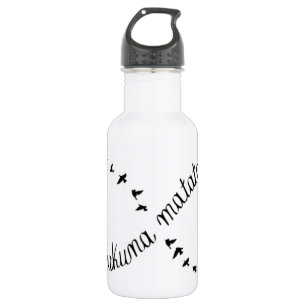 Bouteille D'eau En Acier Inoxydable Hakuna Matata