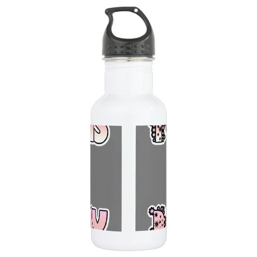 Bouteille D'eau En Acier Inoxydable Hakuna Matata Aujourd'hui est mon anniversaire.png (Dos)