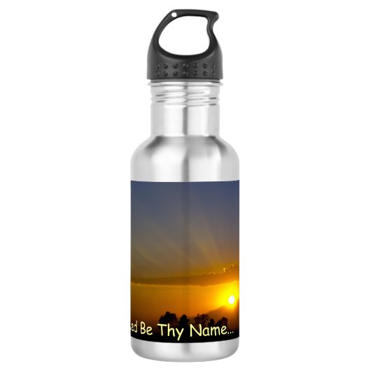 Bouteille D'eau En Acier Inoxydable Hallow Be Thame Name (Devant)