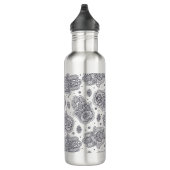 Bouteille D'eau En Acier Inoxydable Hamsa tiré par la main inspiré (Droite)