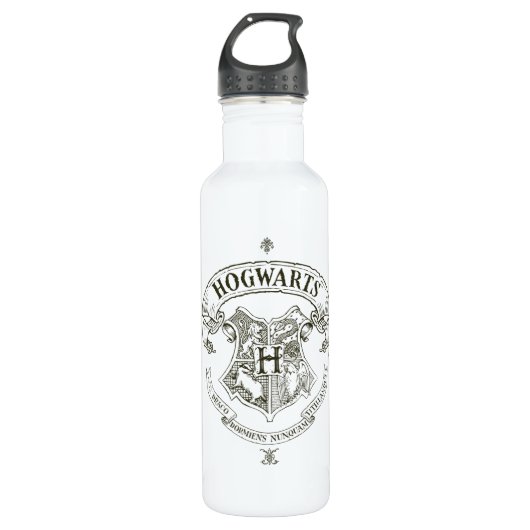 Bouteille D'eau En Acier Inoxydable Harry Potter | Hogwarts Banner Crest (Devant)