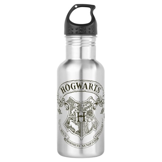 Bouteille D'eau En Acier Inoxydable Harry Potter | Hogwarts Banner Crest (Devant)