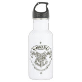 Bouteille D'eau En Acier Inoxydable Harry Potter | Hogwarts Banner Crest (Devant)