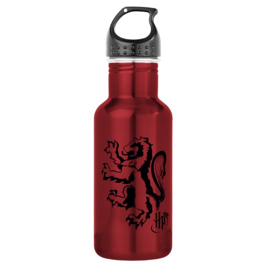 Bouteille D'eau En Acier Inoxydable Harry Potter | Icône Lion Gryffindor (Devant)