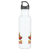 Bouteille D'eau En Acier Inoxydable Heureux Diwali Deepas (Dos)