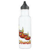 Bouteille D'eau En Acier Inoxydable Heureux Diwali Deepas (Droite)
