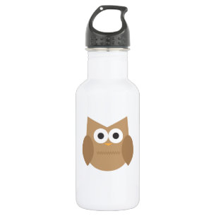 Bouteille D'eau En Acier Inoxydable Hibou