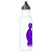 Bouteille D'eau En Acier Inoxydable Hippopotame pourpre (Gauche)