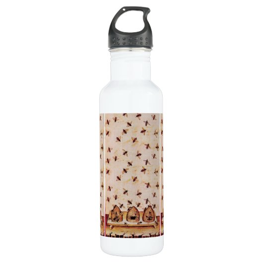 BOUTEILLE D'EAU EN ACIER INOXYDABLE HONEY BEE, BEEKEEPER (Devant)