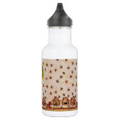 Bouteille D'eau En Acier Inoxydable HONEY BEE, BEEKEEPER, Gemstone Monogramme (Droite)
