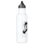 Bouteille D'eau En Acier Inoxydable Horse : White (Gauche)