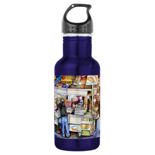 Bouteille D'eau En Acier Inoxydable Hot Dog God, New York City