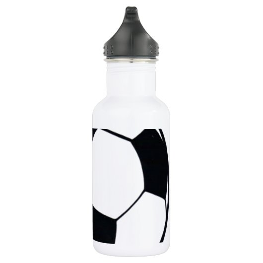 Bouteille D'eau En Acier Inoxydable I Love Football (Soccer) (Droite)