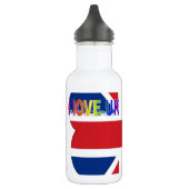 Bouteille D'eau En Acier Inoxydable I Love UK Art Print (Gauche)