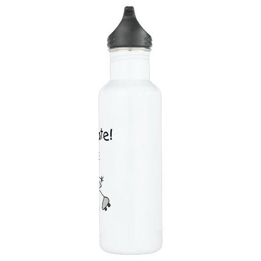 Bouteille D'eau En Acier Inoxydable I Patinage - Patinage à rouleaux pour filles (Droite)