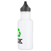 Bouteille D'eau En Acier Inoxydable I Recycle Funk (Droite)