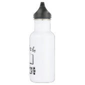 Bouteille D'eau En Acier Inoxydable I'd rather be reading (Droite)