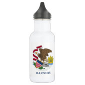 Bouteille D'eau En Acier Inoxydable Illinois State Flag Liberty Bottle (Gauche)