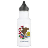 Bouteille D'eau En Acier Inoxydable Illinois State Flag Liberty Bottle (Droite)