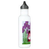Bouteille D'eau En Acier Inoxydable Illustration de la famille Ladybug mignonne (Gauche)