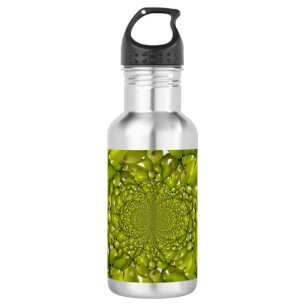Bouteille D'eau En Acier Inoxydable Impression artistique/kaléidoscope de banane verte