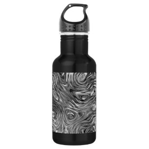 Bouteille D'eau En Acier Inoxydable Impression moulée en aluminium noir