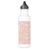 Bouteille D'eau En Acier Inoxydable Imprimer Zebra Peach (Gauche)