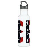 Bouteille D'eau En Acier Inoxydable Indicateur Abstrait (Dos)