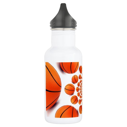 Bouteille D'eau En Acier Inoxydable J'adore le basket-ball (Gauche)