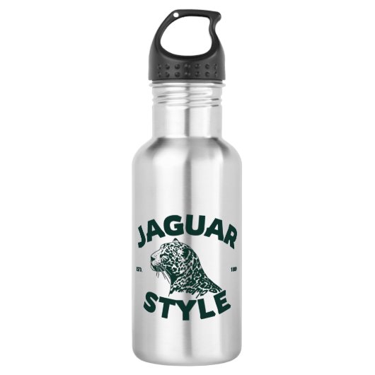 Bouteille d'eau en acier inoxydable Jaguar (Devant)