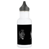 Bouteille D'eau En Acier Inoxydable Jaguar noir et blanc (Gauche)