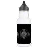 Bouteille D'eau En Acier Inoxydable Jaguar noir et blanc (Droite)
