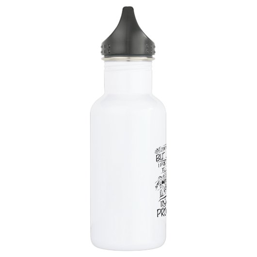 Bouteille D'eau En Acier Inoxydable Je n'examine pas toujours mon code (Gauche)