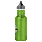 Bouteille D'eau En Acier Inoxydable Je préférerais être Coudre (couleur) (Droite)