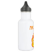Bouteille D'eau En Acier Inoxydable Je suis en feu ! (Gauche)