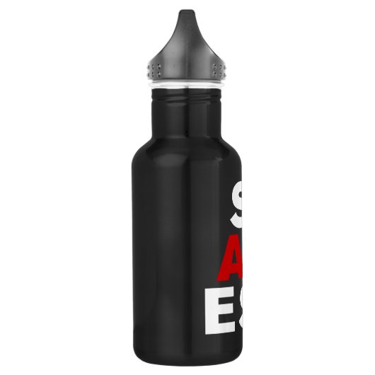 BOUTEILLE D'EAU EN ACIER INOXYDABLE JE SUIS SIAMESE (Gauche)