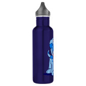 Bouteille D'eau En Acier Inoxydable Joli caricature bleu Chiot (Gauche)